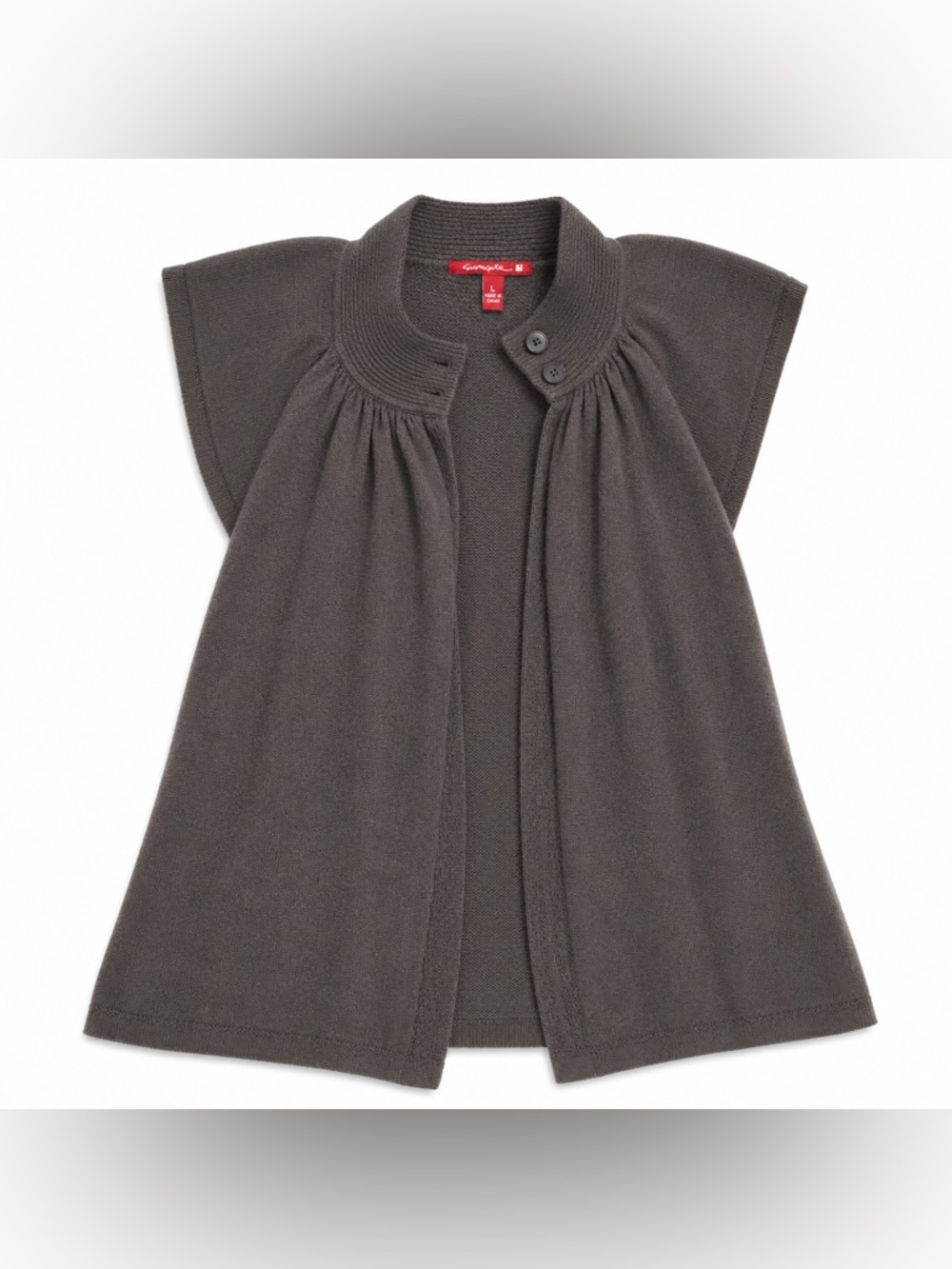 Silvergate Gray Sweater Knit Top/Cardigan